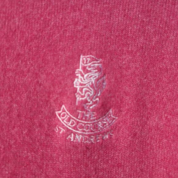 Peter Millar Women's L Pink Cashmere Turtleneck Sweater Old Course St. Andrews - Picture 5 of 11